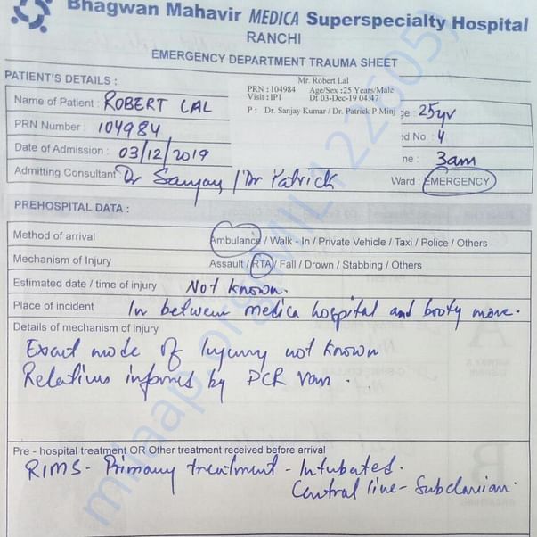 Medical Report
