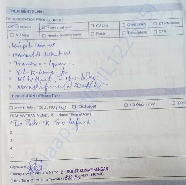 Medical Report