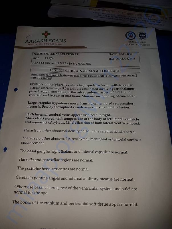 Scan report