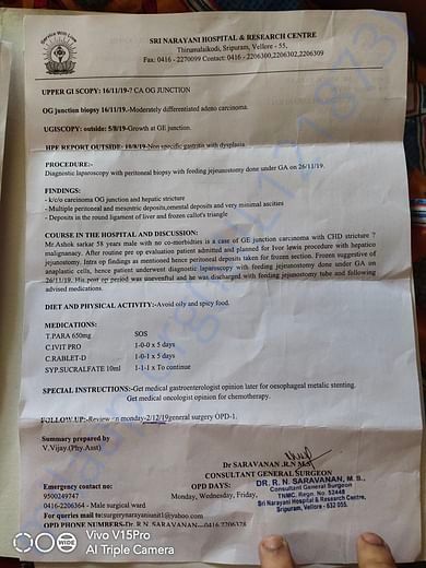 laproscopy jejustonomy operation report