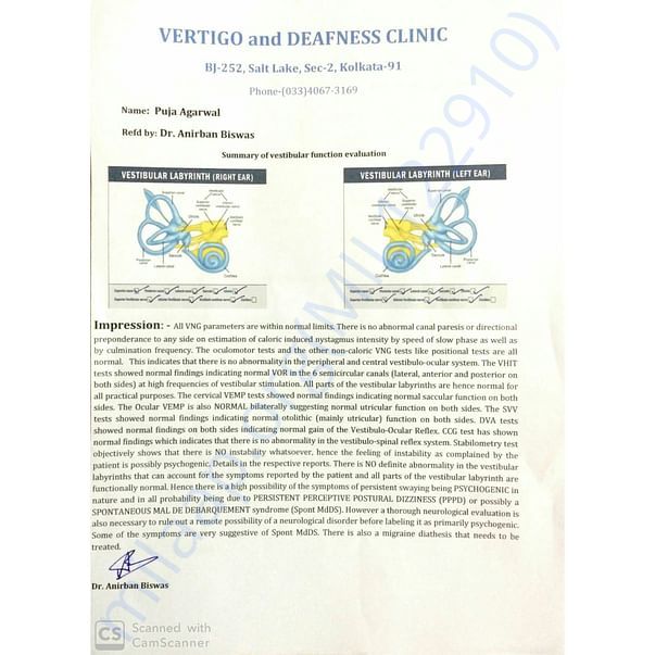 Diagnosis report