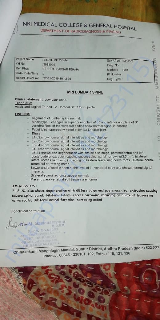 medical report