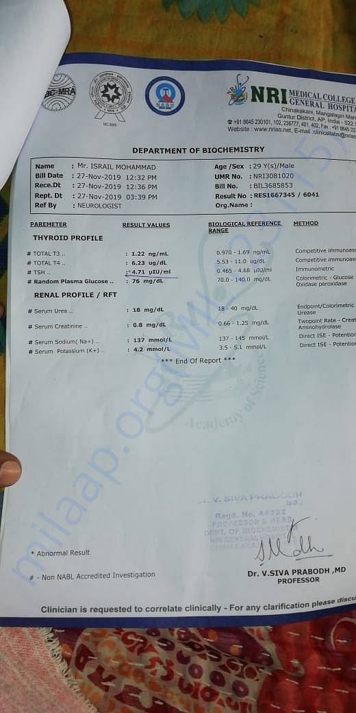 medical report