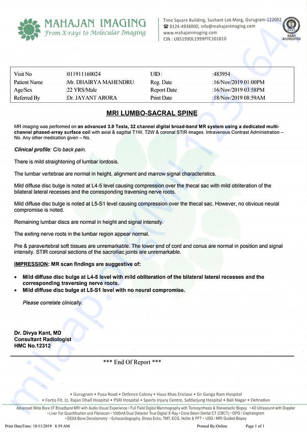 Medical Report