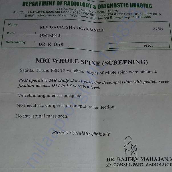 Medical Report