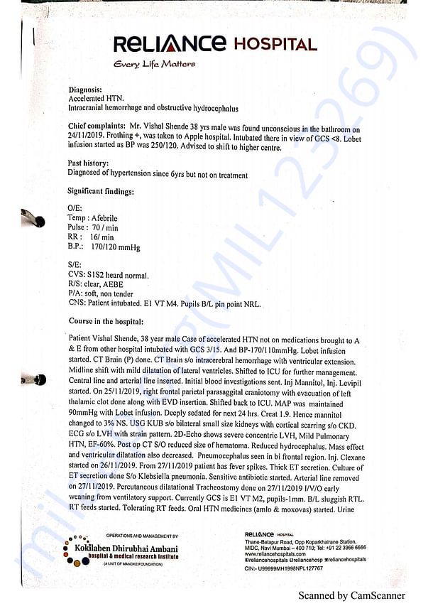 Medical Report