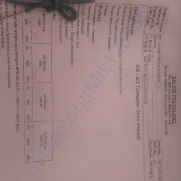 Medical Report