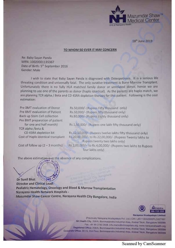 Estimation Letter