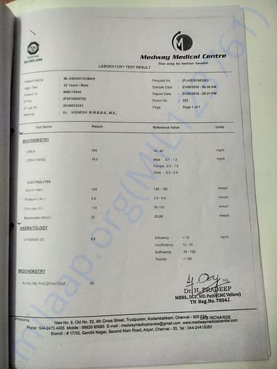 Lab test- Medway