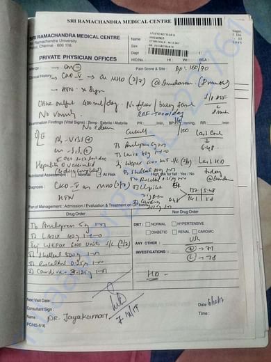 Doctor Analysis- Ramachandra hospital