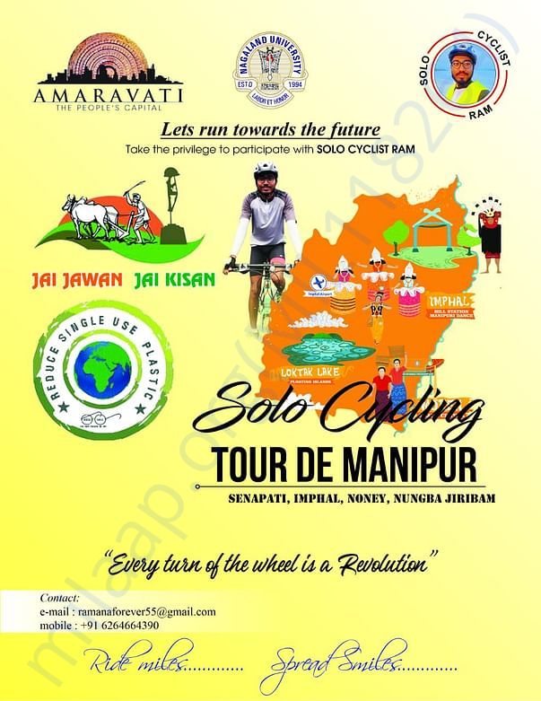 SoloCycling on REDUCE SINGLE USE PLASTIC in Manipur