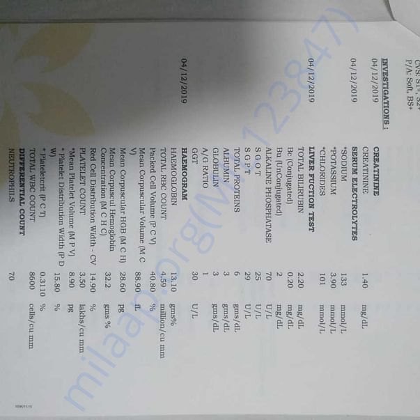 Medical Report