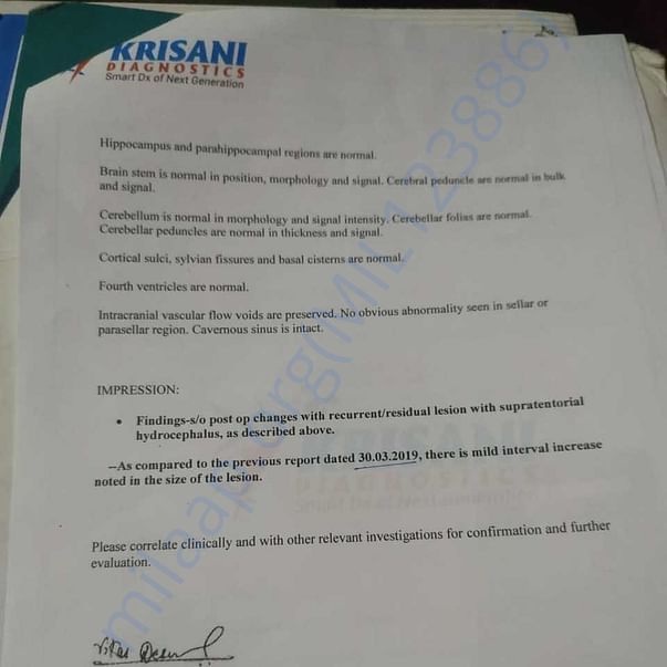 Medical Report