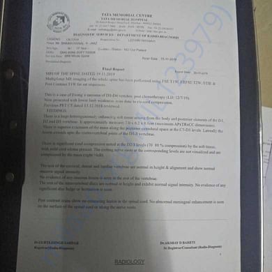 Medical Report