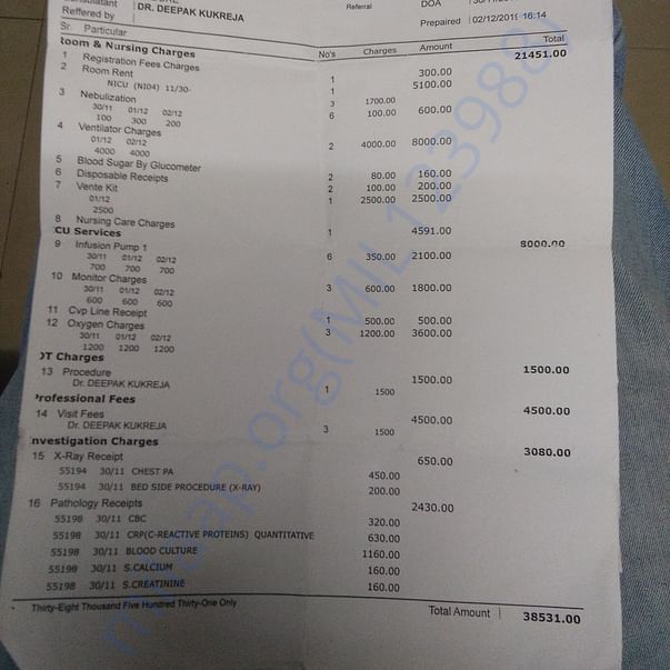 Medical Bill