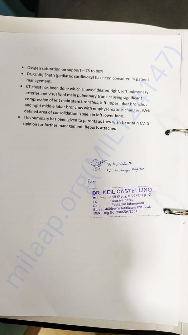 Hospital prescription