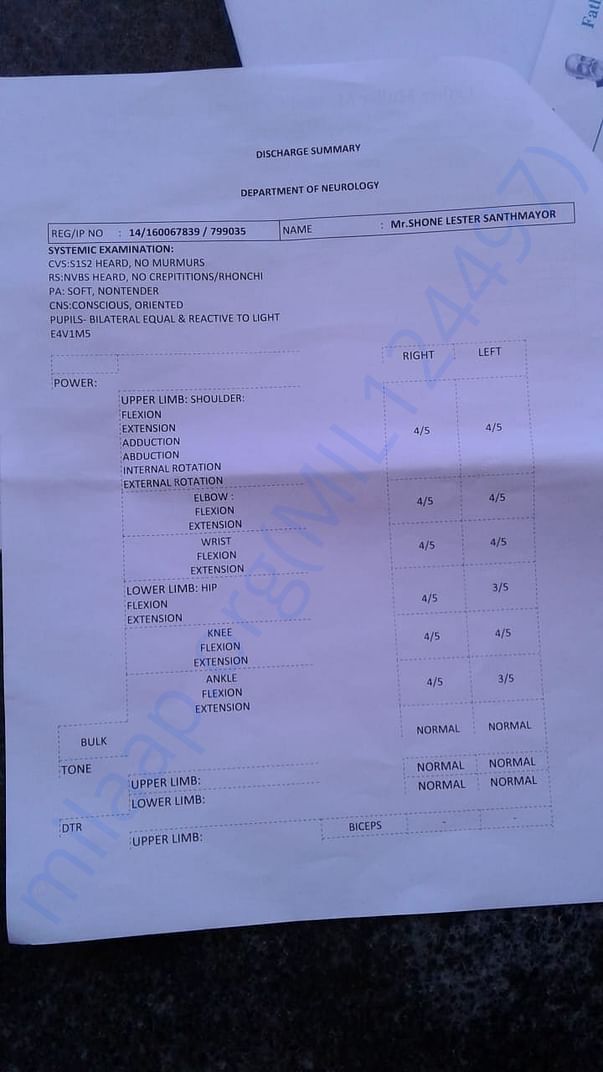 medical report