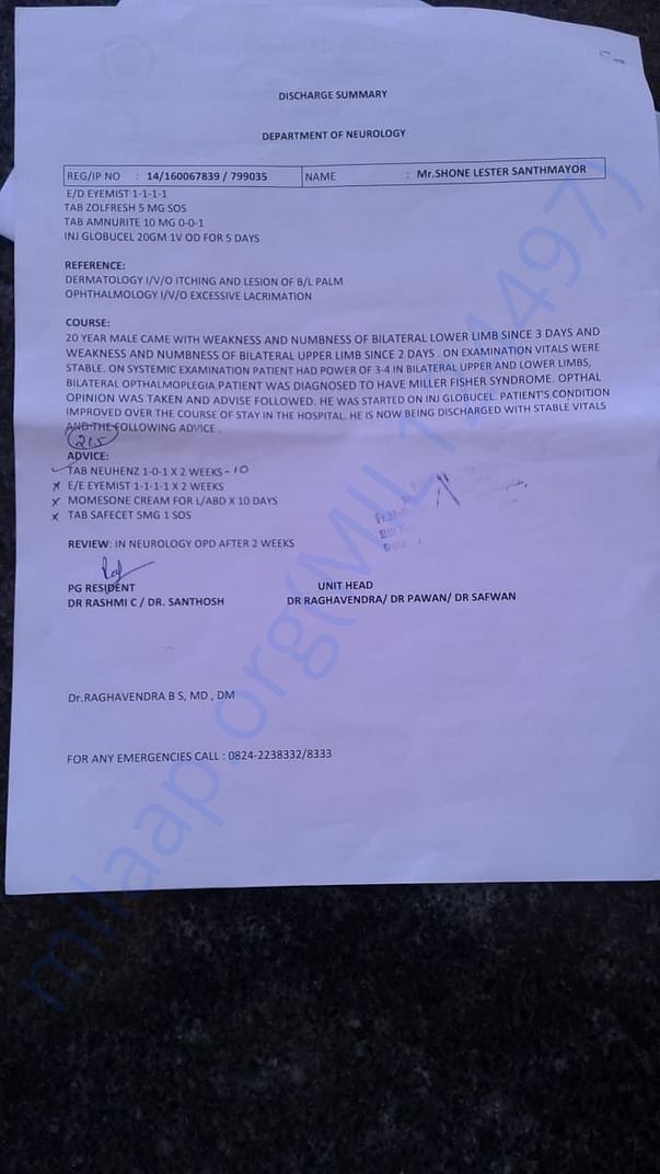 medical report