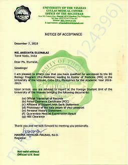 Acceptance Notice