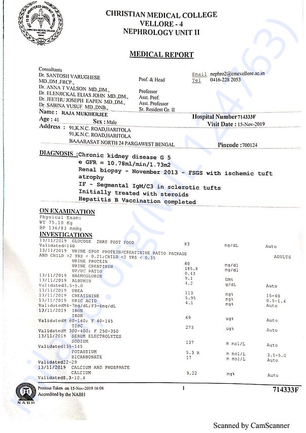 Medical Report