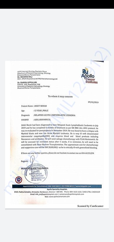 Estimation letter