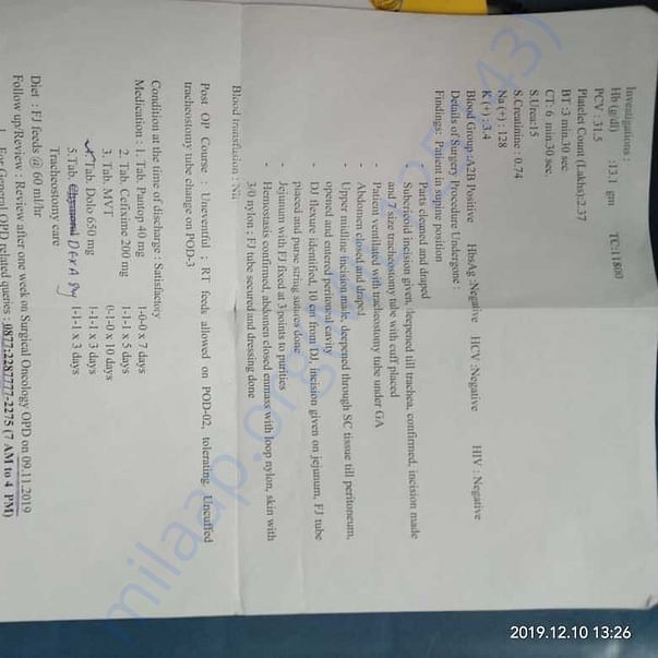 Medical Report