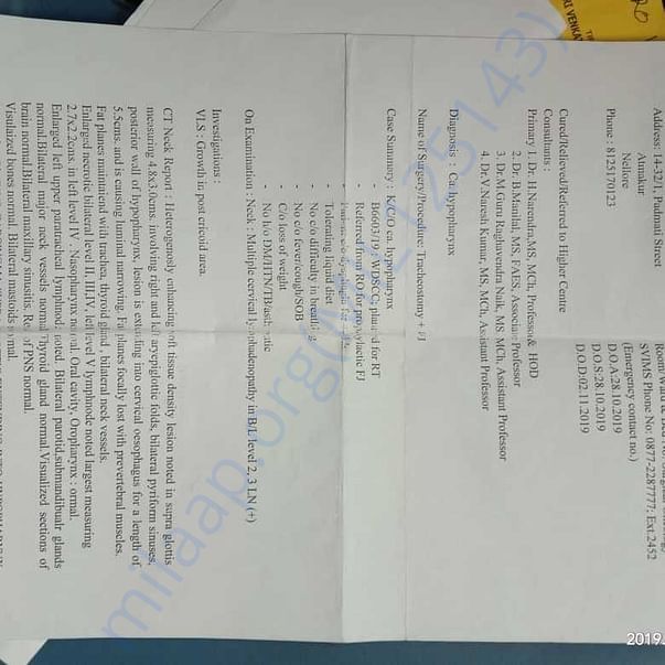 Medical Report