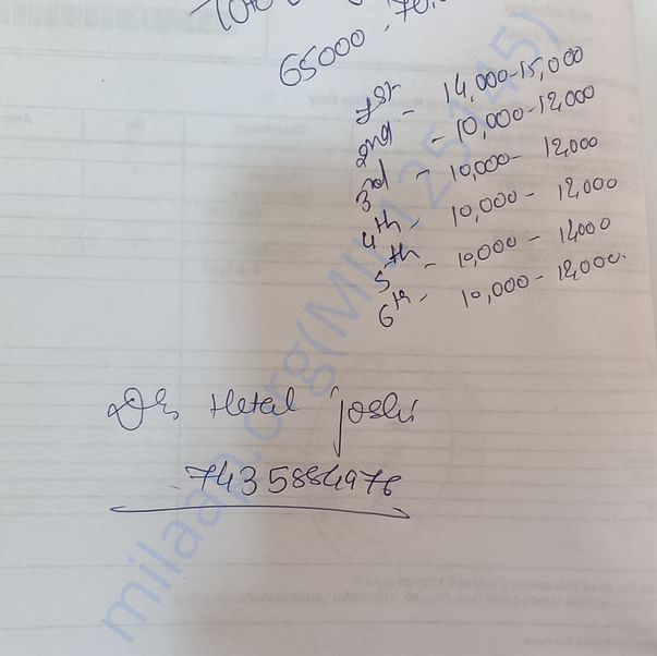 Estimation Letter