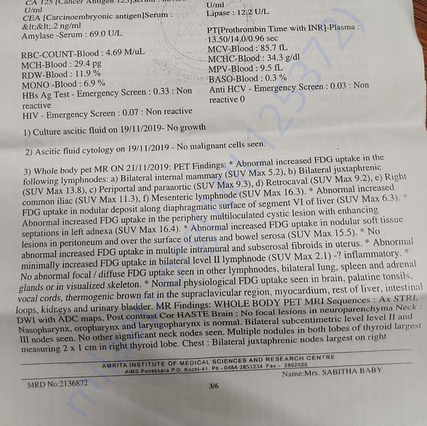 Medical Report