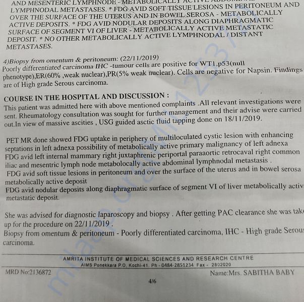 Medical Report