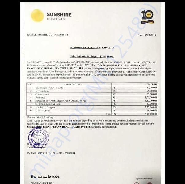 Estimation Letter