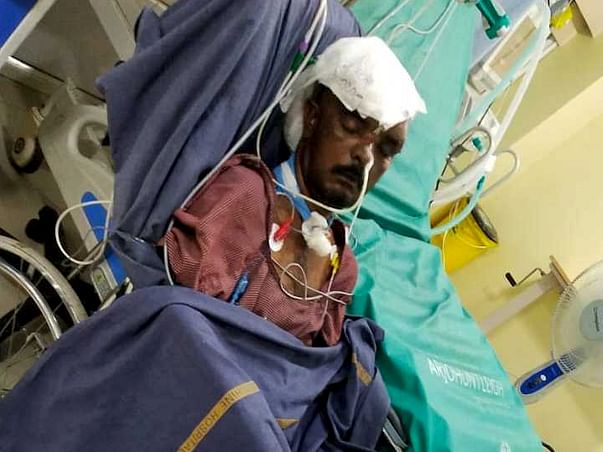 Help To 45yrs old poor man diagnosed as RTA HEAD INJURY . DM FRACTURE