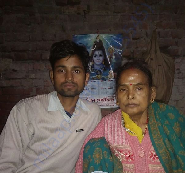 Shanti Devi(mom) and me(son)