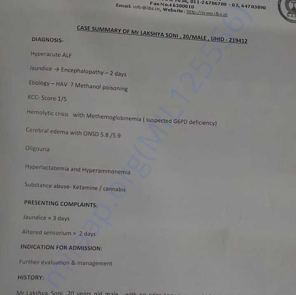 Medical Report