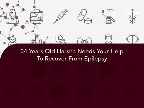 34 Years Old Harsha Needs Your Help To Recover From Epilepsy