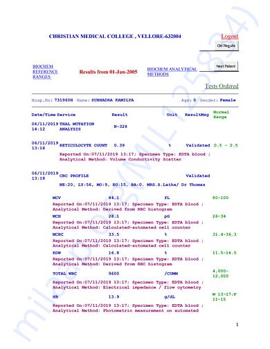Medical Report