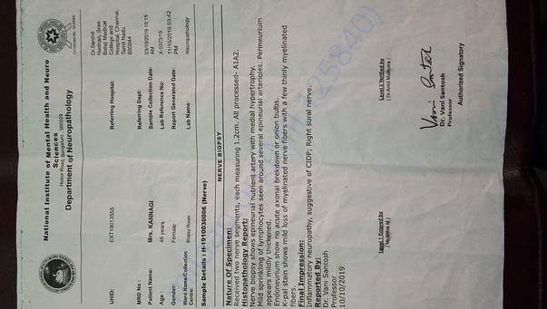 Diagnostic report
