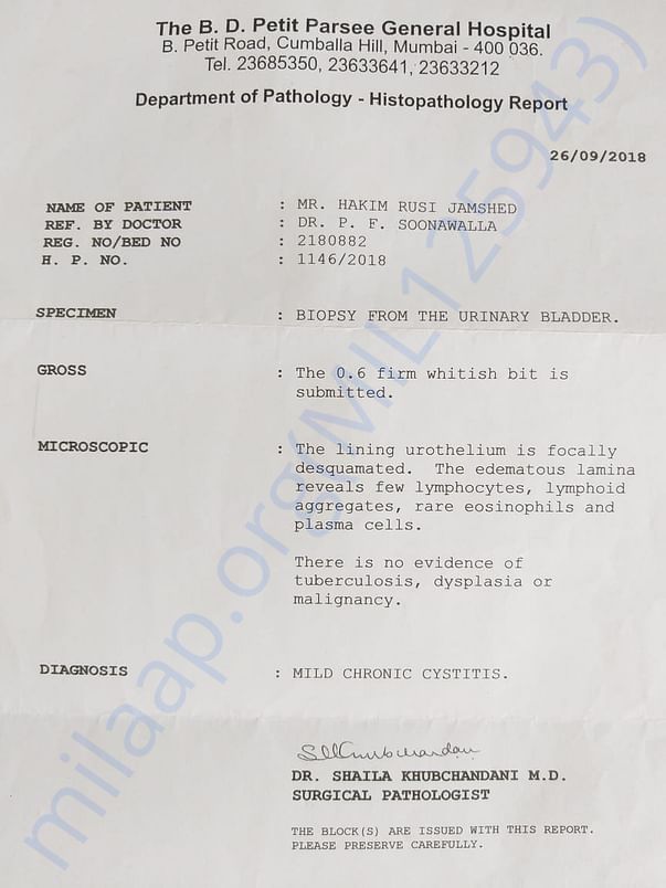 medical report
