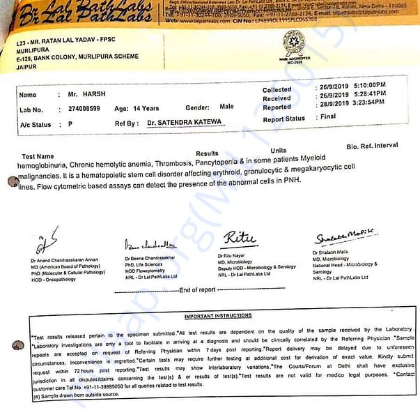 Medical Report