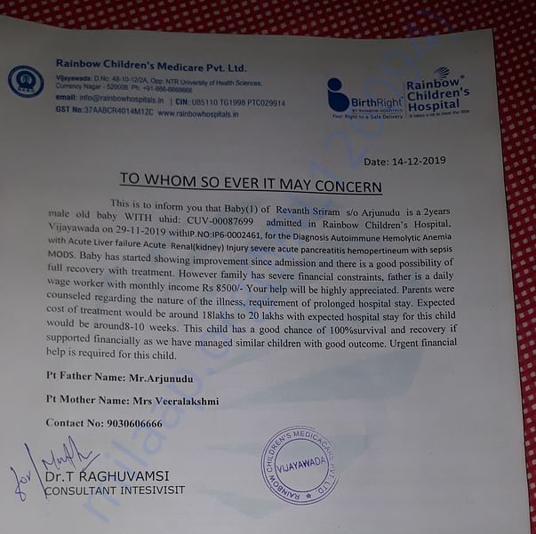 Estimation Letter