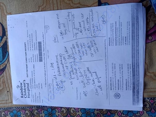 Hospital prescription