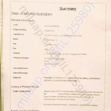 hospital prescription