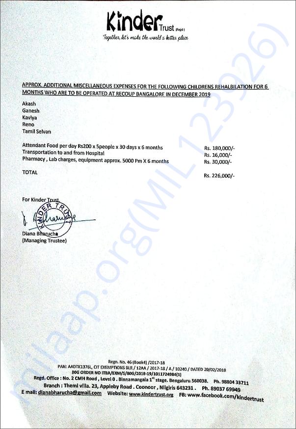 Miscellaneous expenses