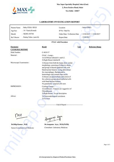 Medical Report
