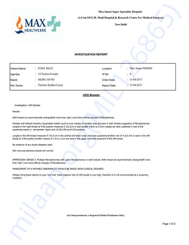 Medical Report