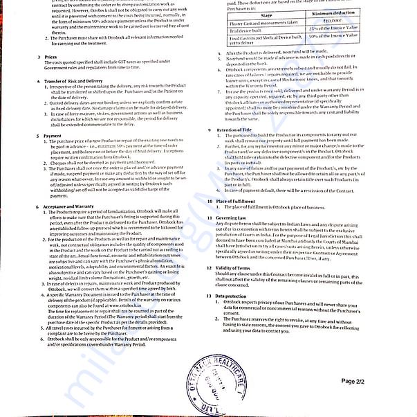 Estimation Letter