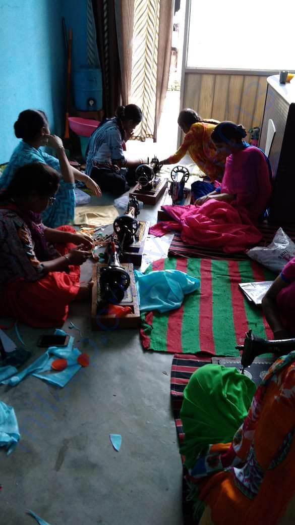 Stitching course to needy for self employement