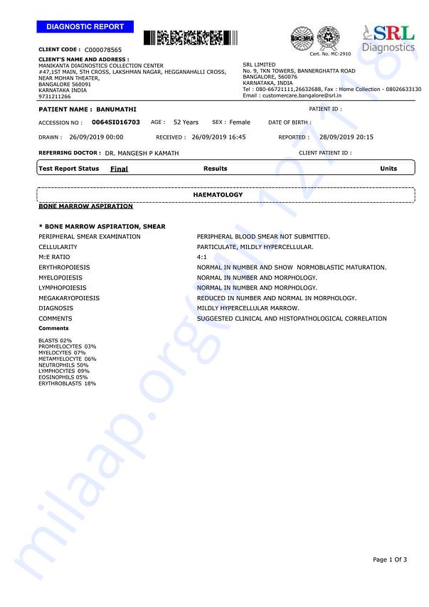 Medical Report