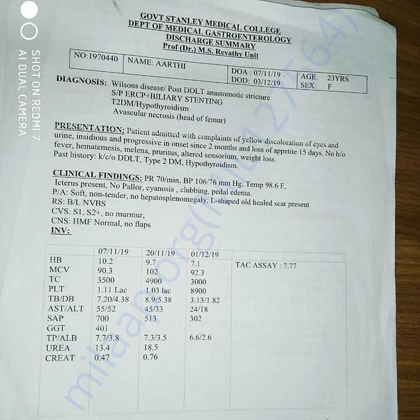 Medical Report