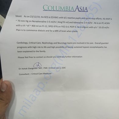 Admission letter